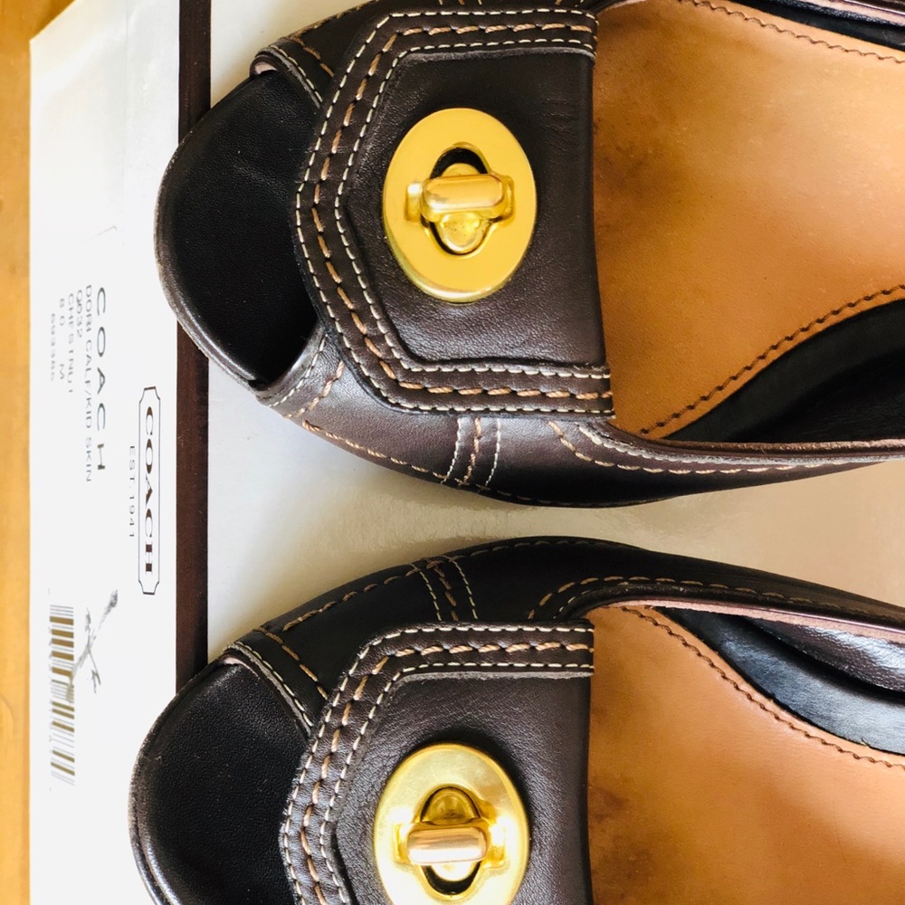 Coach Leather Heels